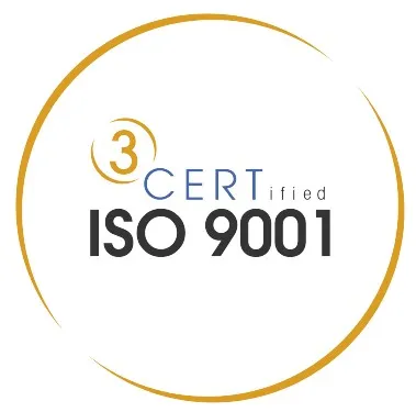 Siegel 3CERT ISO 9001